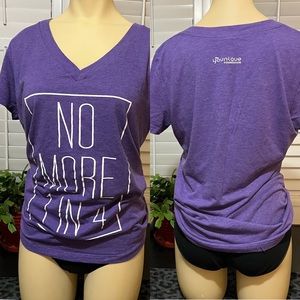 3/$18 PROMO - The Younique Foundation Saprea V-Neck Tee Size XL
